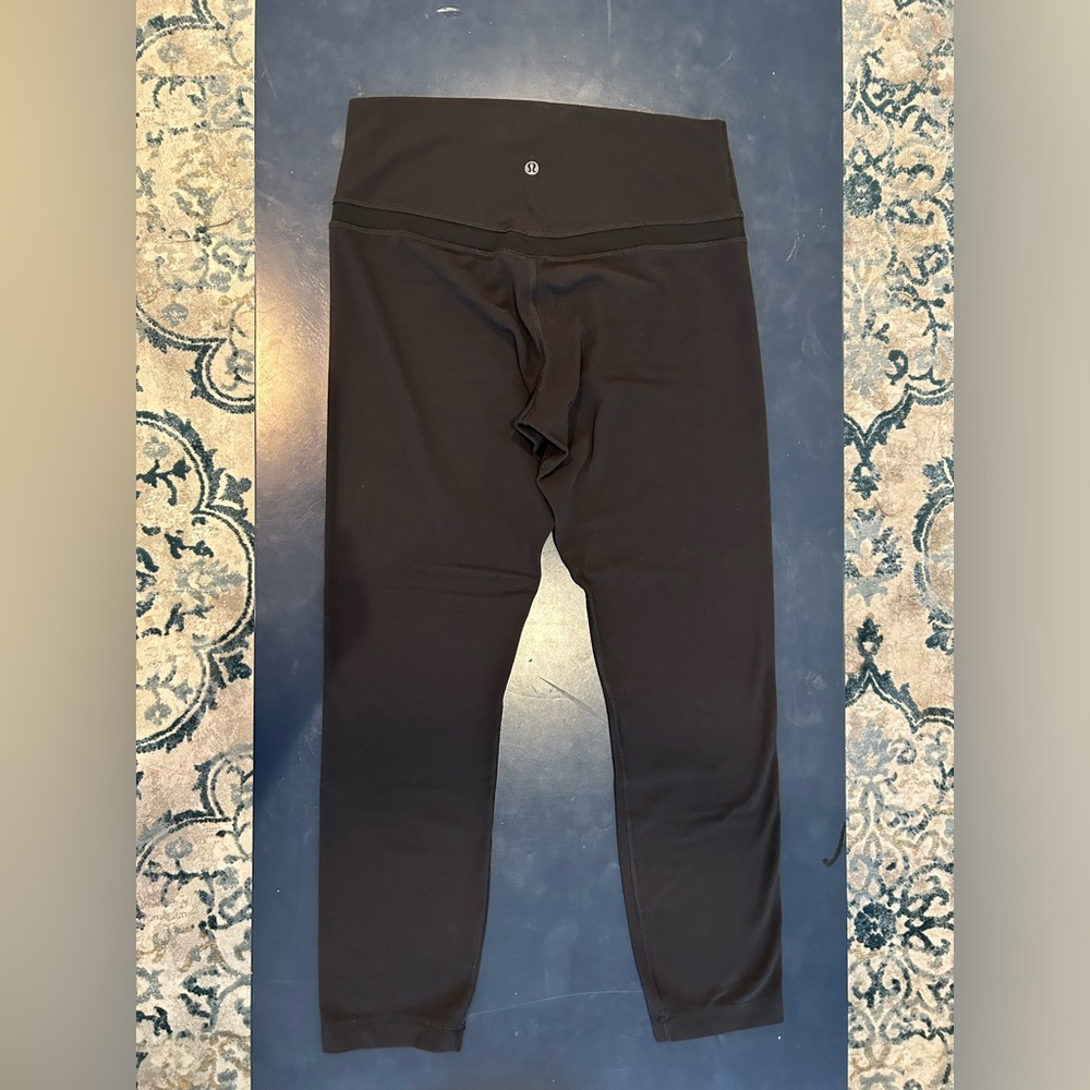Black lululemon leggings pants size 10